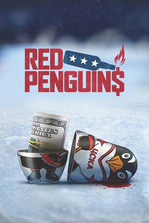 Red Penguins Poster