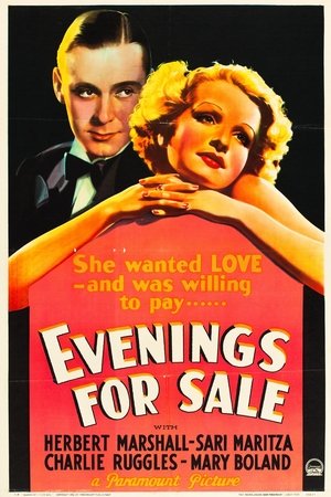 Evenings for Sale Poster